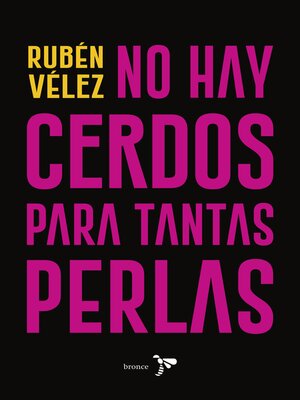 cover image of No hay cerdos para tantas perlas